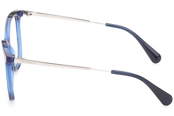 Okulary korekcyjne Max&Co. MO5008 092 Okrągłe Niebieskie