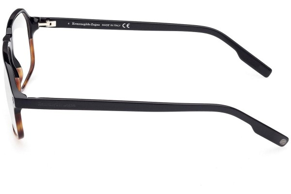 Okulary korekcyjne Zegna EZ5227 005 Pilotki (Aviator) Czarne