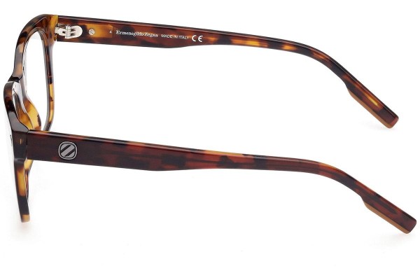 Okulary korekcyjne Zegna EZ5230 068 Kwadratowe Czerwone