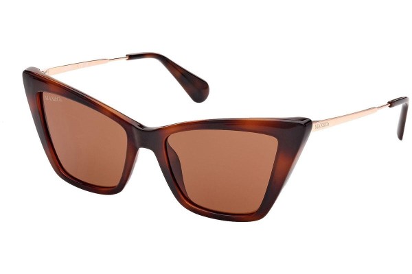 Sunglasses Max&Co. MO0057 52E Kocie oczy Havana