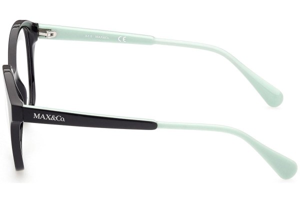 Okulary korekcyjne Max&Co. MO5020 001 Kocie oczy Czarne
