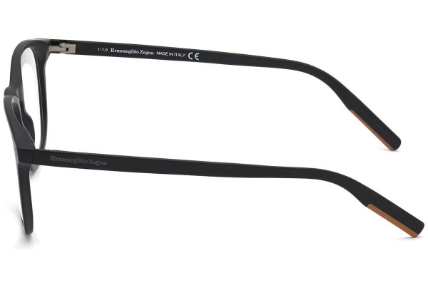 Okulary korekcyjne Zegna EZ5202 002 Okrągłe Czarne