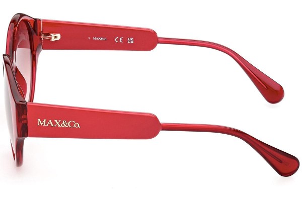Okulary przeciwsłoneczne Max&Co. MO0058 66T Okrągłe Czerwone