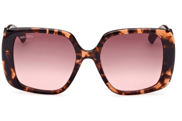 Okulary przeciwsłoneczne Max&Co. MO0048 55F Kwadratowe Havana