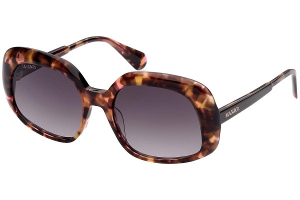 Okulary przeciwsłoneczne Max&Co. MO0018 52B Kwadratowe Havana