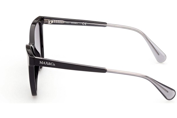 Okulary przeciwsłoneczne Max&Co. MO0011 01B Kocie oczy Czarne