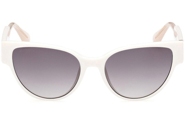 Okulary przeciwsłoneczne Max&Co. MO0053 21B Kocie oczy Białe