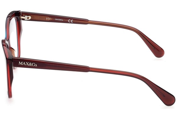 Okulary korekcyjne Max&Co. MO5016 071 Kwadratowe Czerwone