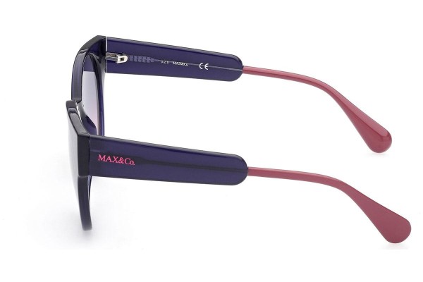 Okulary przeciwsłoneczne Max&Co. MO0035 90W Okrągłe Niebieskie