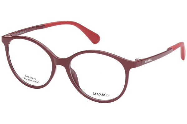 Okulary korekcyjne Max&Co. MO5014 069 Okrągłe Czerwone