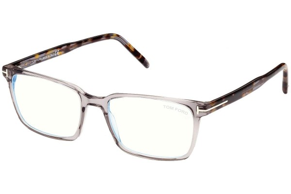 Okulary korekcyjne Tom Ford FT5802-B 020 Prostokątne Szare