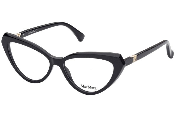 Okulary korekcyjne Max Mara MM5015 001 Kocie oczy Czarne