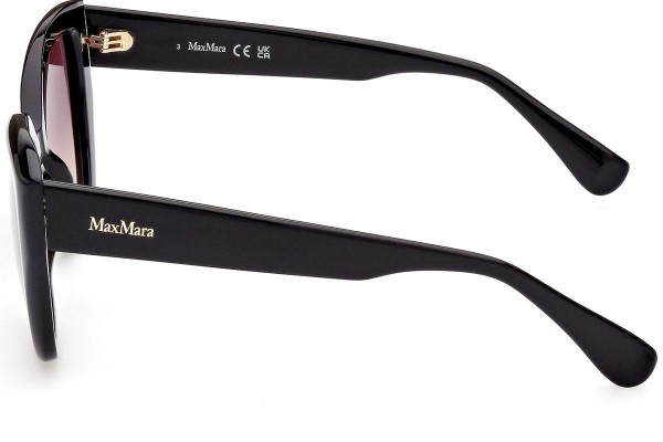 Okulary przeciwsłoneczne Max Mara MM0040 01B Kocie oczy Czarne