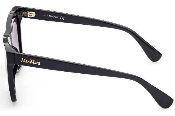 Okulary przeciwsłoneczne Max Mara MM0008 01B Kwadratowe Czarne