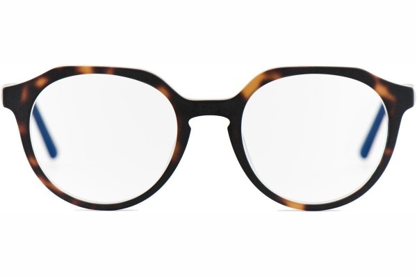 Okulary korekcyjne OiO by eyerim Martin Havana Matte blue-light [non-prescription] Okrągłe Havana