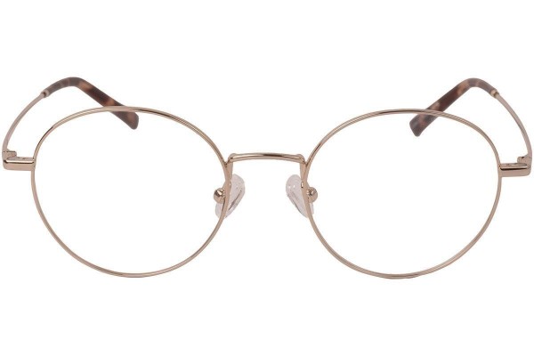 Okulary korekcyjne OiO by eyerim Luna Light Gold blue-light [non-prescription] Polarized Owalne Złote