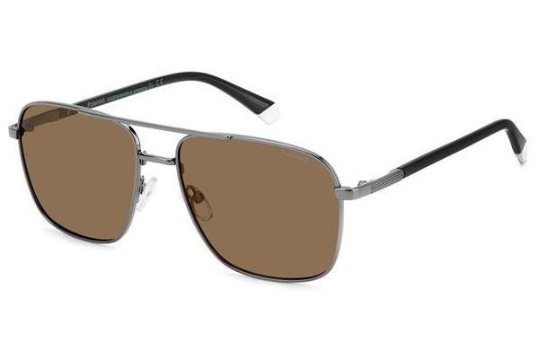 Слънчеви очила Polaroid PLD4128/S/X KJ1/SP Polarized Пилотни Сива