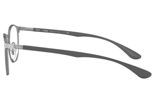 Okulary korekcyjne Ray-Ban RX6355 3097 Okrągłe Srebrne