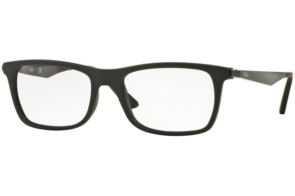 Okulary korekcyjne Ray-Ban RX7062 2077 Kwadratowe Czarne