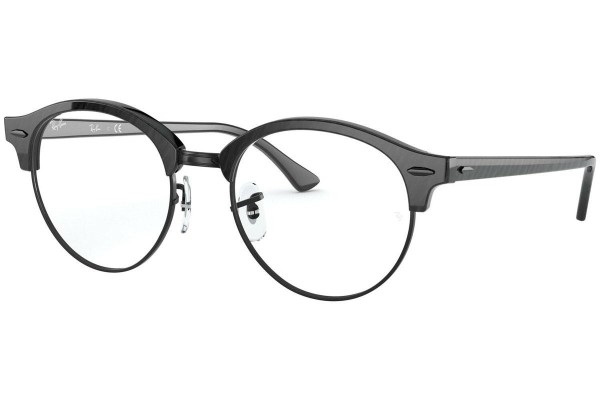 Okulary korekcyjne Ray-Ban Clubround RX4246V 8049 Browline Czarne