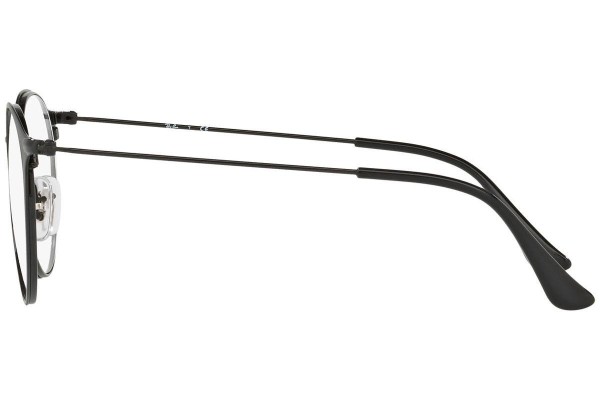 Okulary korekcyjne Ray-Ban RX6378 2904 Okrągłe Czarne
