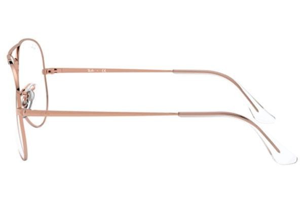 Okulary korekcyjne Ray-Ban Aviator RX6489 3094 Pilotki (Aviator) Złote