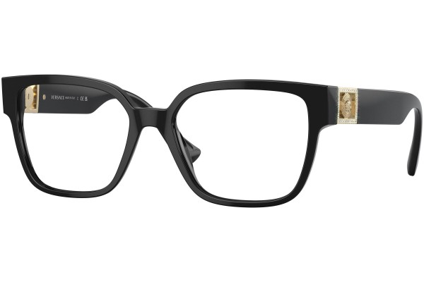 Okulary korekcyjne Versace VE3329B GB1 Kwadratowe Czarne