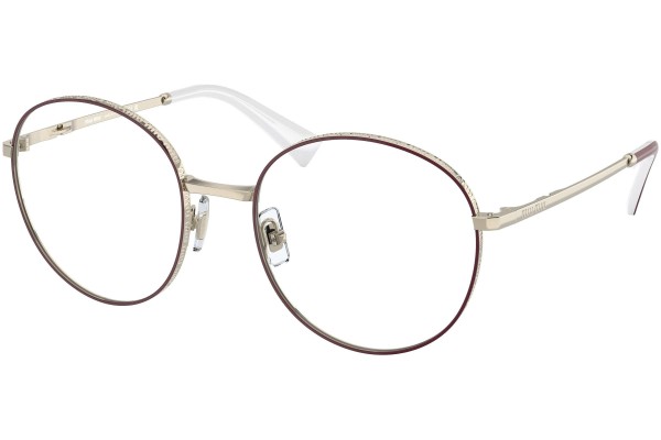 Okulary korekcyjne Miu Miu MU51VV 09X1O1 Okrągłe Złote