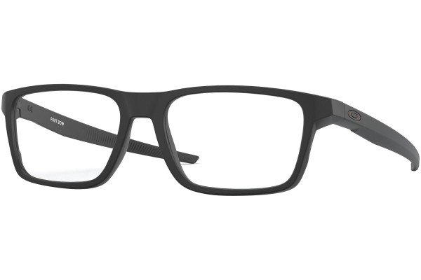 Okulary korekcyjne Oakley Port Bow OX8164-01 Prostokątne Czarne