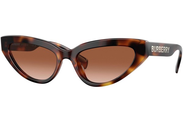 Okulary przeciwsłoneczne Burberry Debbie BE4373U 331613 Kocie oczy Havana