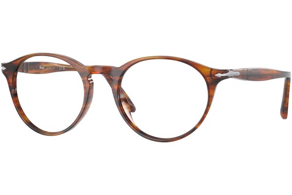 Okulary korekcyjne Persol PO3092V 9066 Okrągłe Brązowe