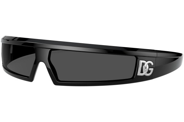 Okulary przeciwsłoneczne Dolce & Gabbana DG6181 501/87 Prostokątne Czarne