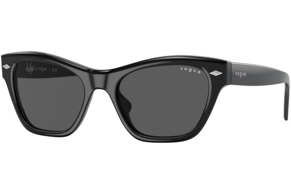 Okulary przeciwsłoneczne Vogue Eyewear VO5445S W44/87 Kocie oczy Czarne