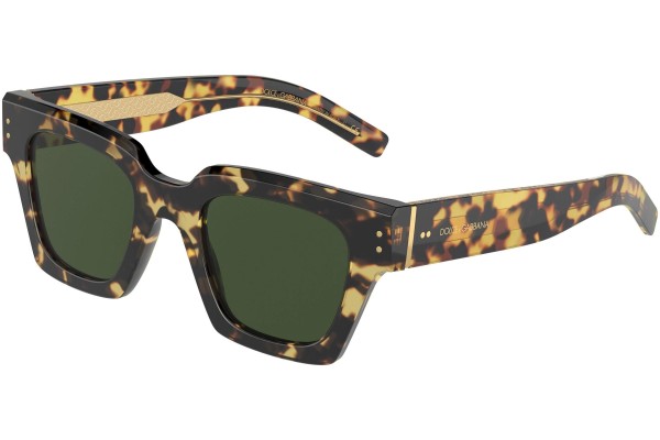 Okulary przeciwsłoneczne Dolce & Gabbana DG4413 337552 Kwadratowe Havana