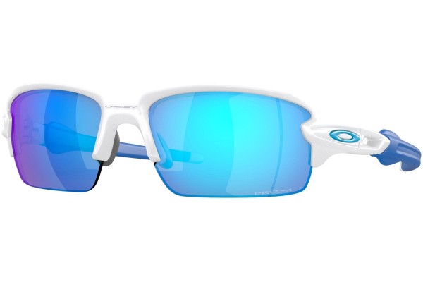 Okulary przeciwsłoneczne Oakley Flak XS OJ9005-16 Prostokątne Białe