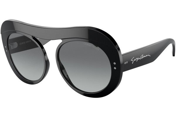 Okulary przeciwsłoneczne Giorgio Armani AR8178 500111 Okrągłe Czarne
