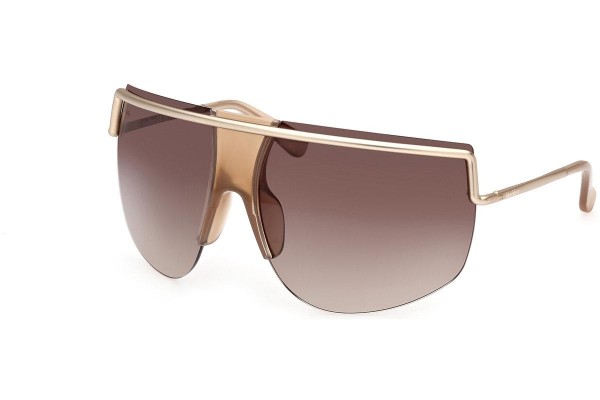 Okulary przeciwsłoneczne Max Mara MM0050 32F Nieregularny Złote