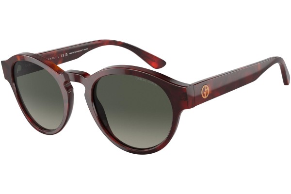 Okulary przeciwsłoneczne Giorgio Armani AR8146 596271 Okrągłe Havana