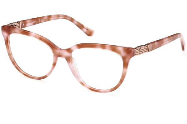 Okulary korekcyjne Guess GU2942 059 Kocie oczy Beżowe