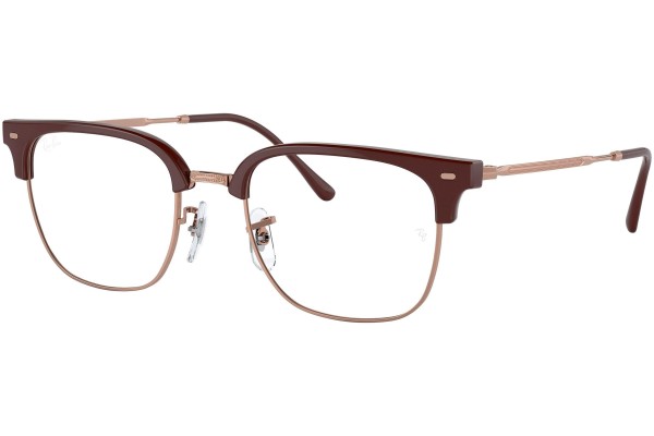 Okulary korekcyjne Ray-Ban New Clubmaster RX7216 8209 Browline Czerwone