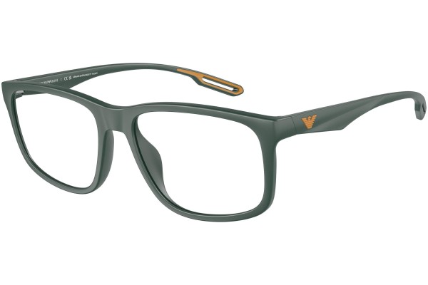 Okulary korekcyjne Emporio Armani EA3209U 5058 Kwadratowe Zielone
