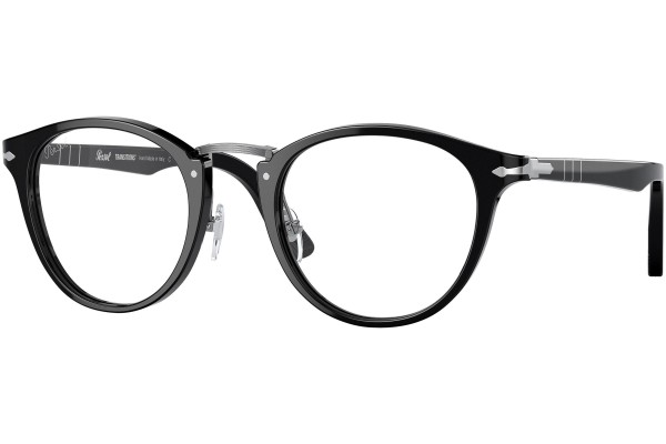 Okulary przeciwsłoneczne Persol PO3108S 95/GH Okrągłe Czarne