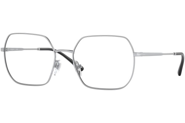 Okulary korekcyjne Vogue Eyewear VO4253 323 Kwadratowe Srebrne
