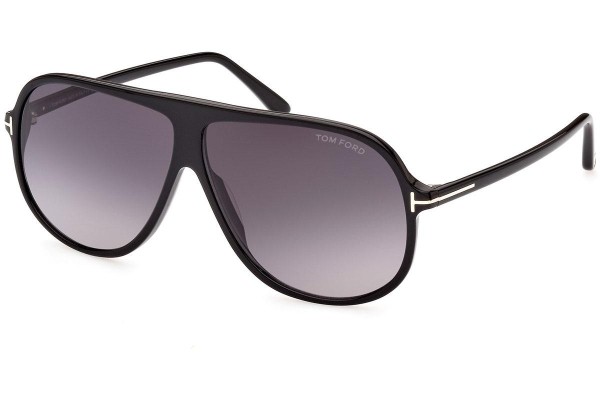 Okulary przeciwsłoneczne Tom Ford FT0998 01B Pilotki (Aviator) Czarne