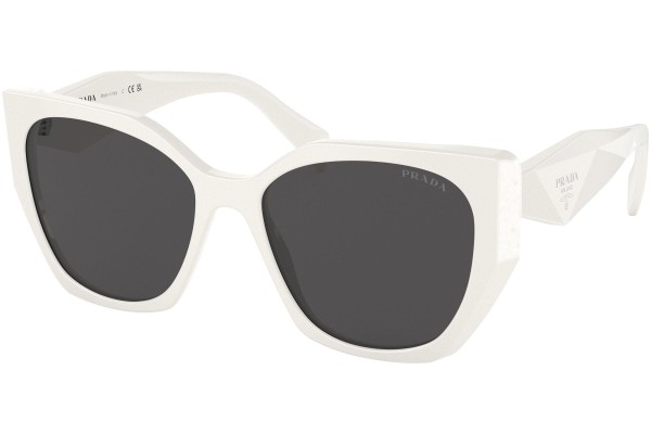 Okulary przeciwsłoneczne Prada PR19ZS 1425S0 Kwadratowe Białe