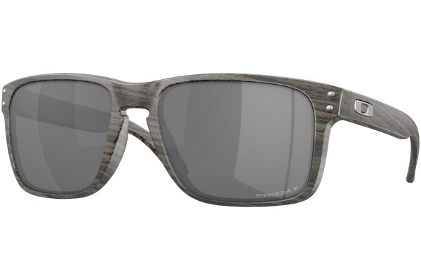 Okulary przeciwsłoneczne Oakley Holbrook XL OO9417-34 Polarized Kwadratowe Brązowe
