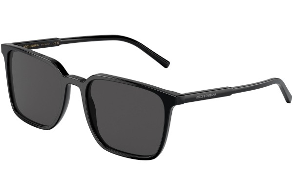Okulary przeciwsłoneczne Dolce & Gabbana DG4424 501/87 Kwadratowe Czarne