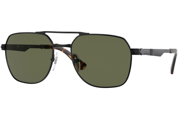 Okulary przeciwsłoneczne Persol PO1004S 115158 Polarized Kwadratowe Czarne