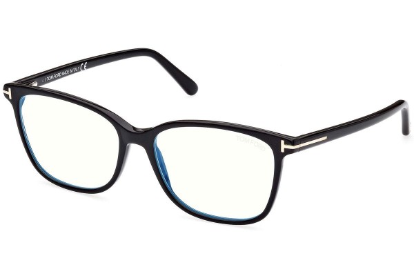 Okulary korekcyjne Tom Ford FT5842-B 001 Kwadratowe Czarne