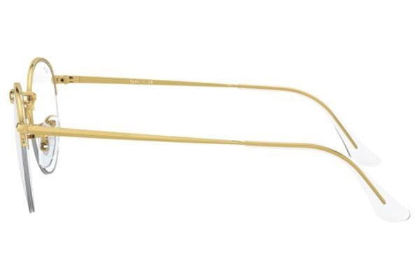 Okulary korekcyjne Ray-Ban Round Gaze RX3947V 3086 Okrągłe Złote